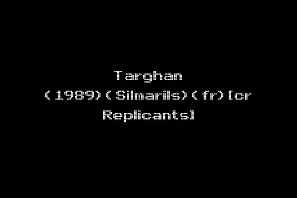 Targhan (1989)(Silmarils)(fr)[cr Replicants]