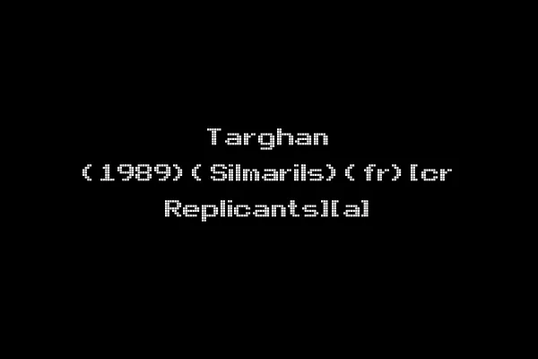 Targhan (1989)(Silmarils)(fr)[cr Replicants][a]