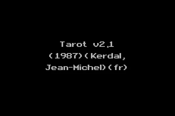 Tarot v2.1 (1987)(Kerdal, Jean-Michel)(fr)