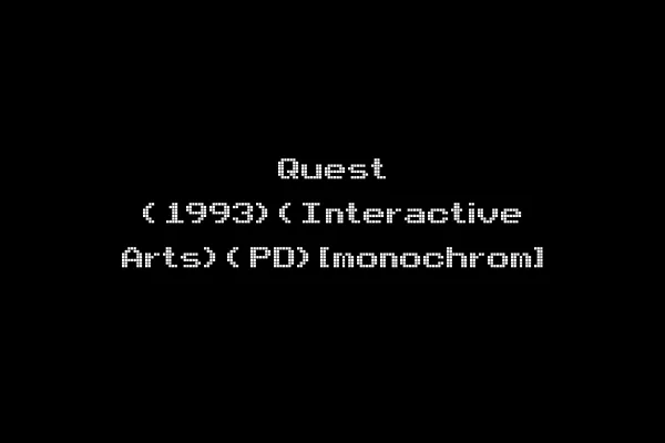 Quest (1993)(Interactive Arts)(PD)[monochrom]