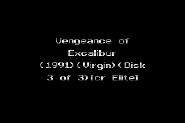Vengeance of Excalibur (1991)(Virgin)(Disk 3 of 3)[cr Elite]