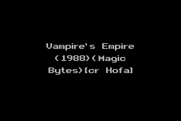 Vampire's Empire (1988)(Magic Bytes)[cr Hofa]