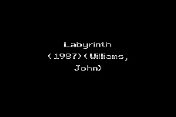 Labyrinth (1987)(Williams, John)