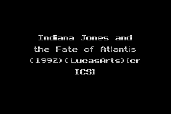 Indiana Jones and the Fate of Atlantis (1992)(LucasArts)[cr ICS]