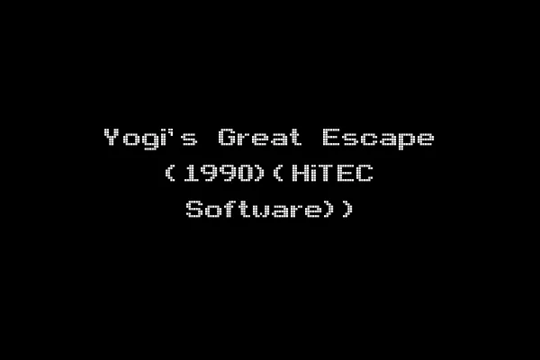 Yogi's Great Escape (1990)(HiTEC Software))