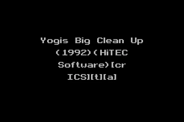 Yogis Big Clean Up (1992)(HiTEC Software)[cr ICS][t][a]