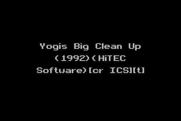 Yogis Big Clean Up (1992)(HiTEC Software)[cr ICS][t]