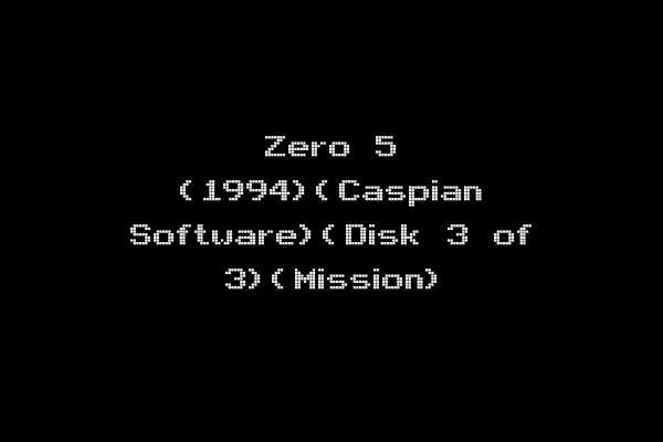 Zero 5 (1994)(Caspian Software)(Disk 3 of 3)(Mission)