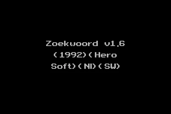 Zoekwoord v1.6 (1992)(Hero Soft)(Nl)(SW)