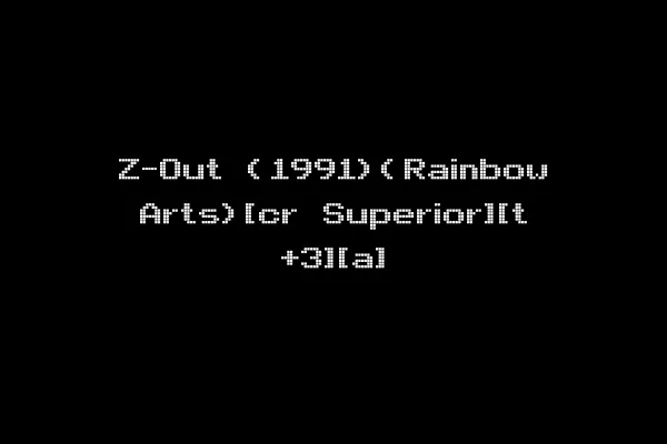 Z-Out (1991)(Rainbow Arts)[cr Superior][t +3][a]
