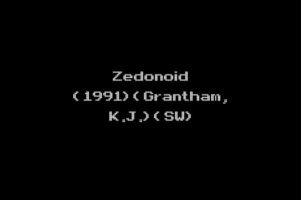 Zedonoid (1991)(Grantham, K.J.)(SW)