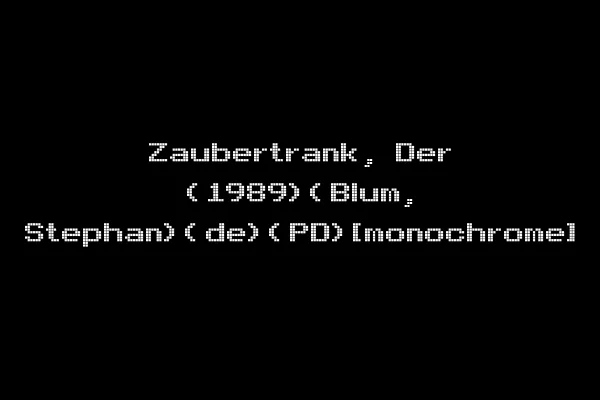 Zaubertrank, Der (1989)(Blum, Stephan)(de)(PD)[monochrome]