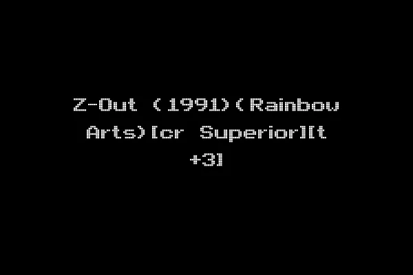 Z-Out (1991)(Rainbow Arts)[cr Superior][t +3]