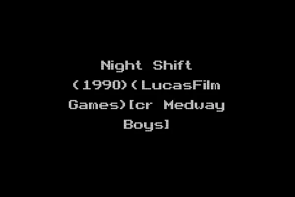 Night Shift (1990)(LucasFilm Games)[cr Medway Boys]
