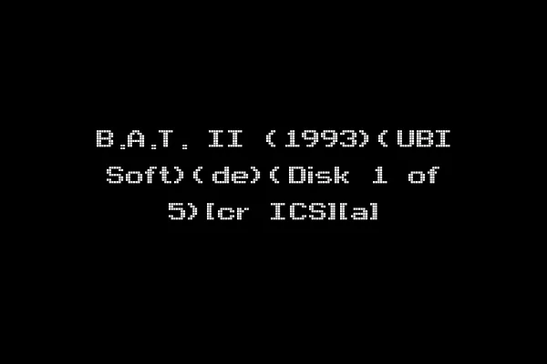 B.A.T. II (1993)(UBI Soft)(de)(Disk 1 of 5)[cr ICS][a]