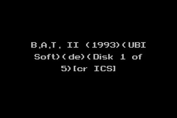B.A.T. II (1993)(UBI Soft)(de)(Disk 1 of 5)[cr ICS]
