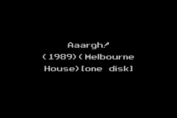 Aaargh! (1989)(Melbourne House)[one disk]