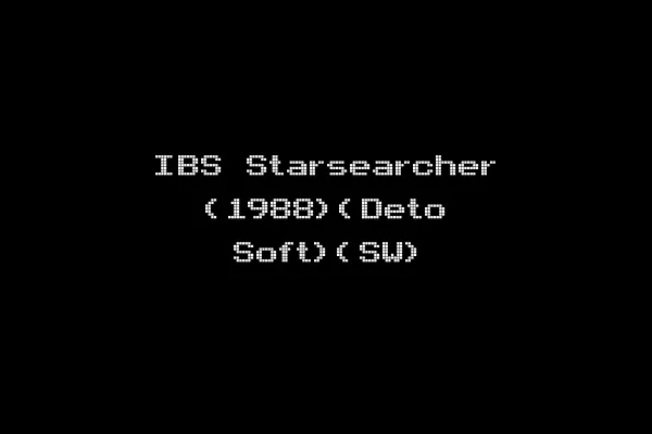 IBS Starsearcher (1988)(Deto Soft)(SW)