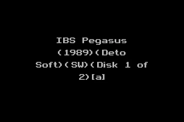 IBS Pegasus (1989)(Deto Soft)(SW)(Disk 1 of 2)[a]