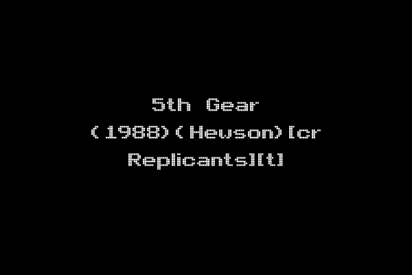 5th Gear (1988)(Hewson)[cr Replicants][t]