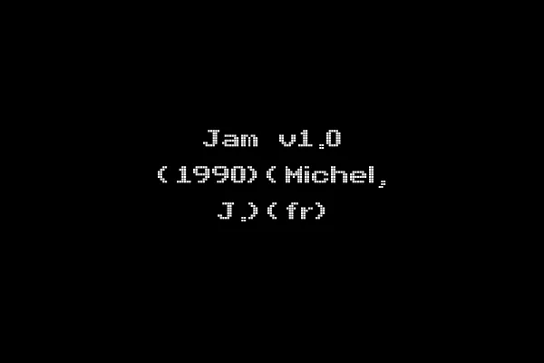 Jam v1.0 (1990)(Michel, J.)(fr)