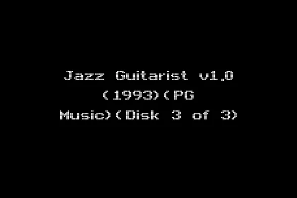 Jazz Guitarist v1.0 (1993)(PG Music)(Disk 3 of 3)