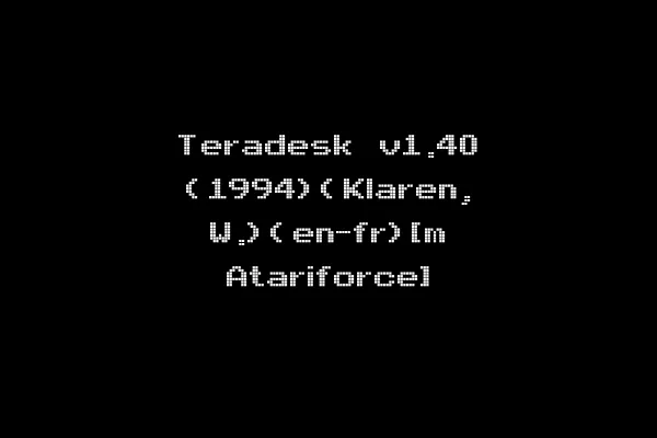 Teradesk v1.40 (1994)(Klaren, W.)(en-fr)[m Atariforce]