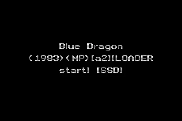 Blue Dragon (1983)(MP)[a2][LOADER start] [SSD]