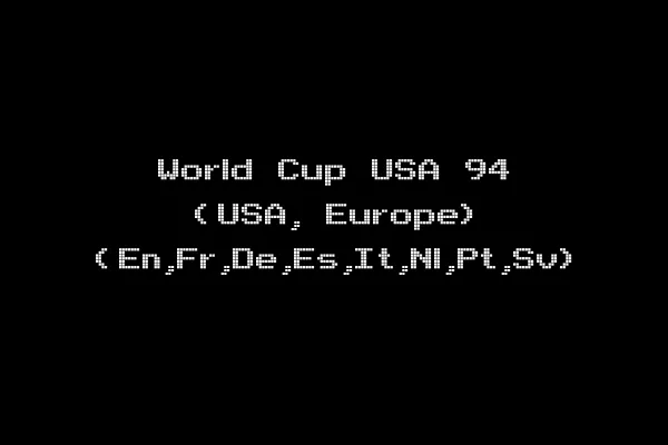 World Cup USA 94 (USA, Europe) (En,Fr,De,Es,It,Nl,Pt,Sv)