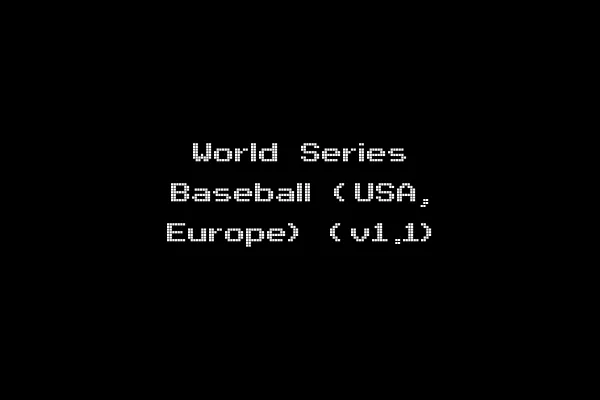 World Series Baseball (USA, Europe) (v1.1)