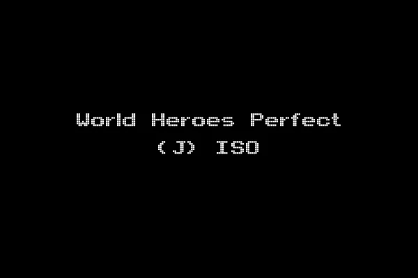 World Heroes Perfect (J) ISO