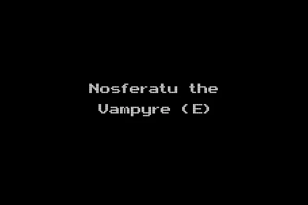 Nosferatu the Vampyre (E)