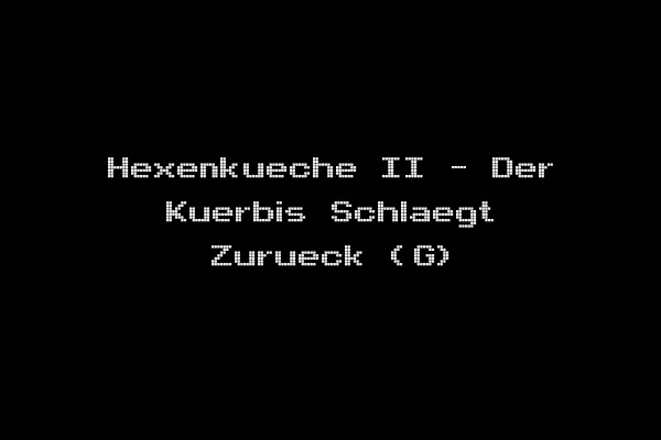 Hexenkueche II - Der Kuerbis Schlaegt Zurueck (G)