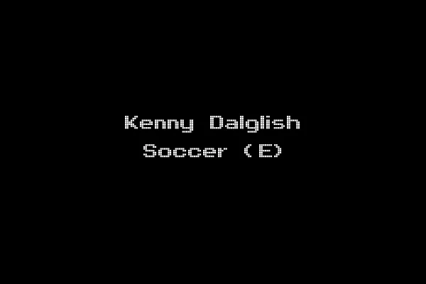 Kenny Dalglish Soccer (E)
