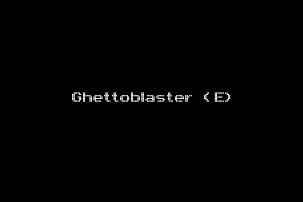 Ghettoblaster (E)