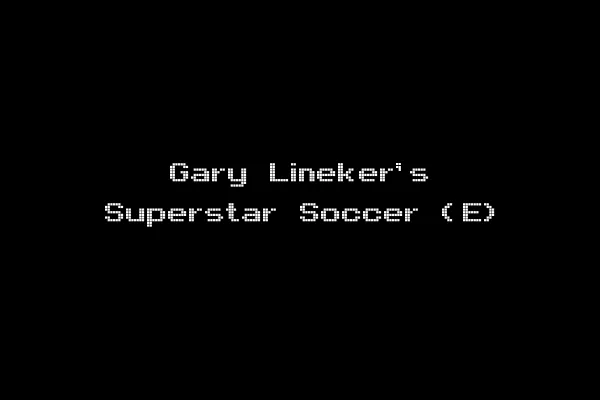Gary Lineker's Superstar Soccer (E)