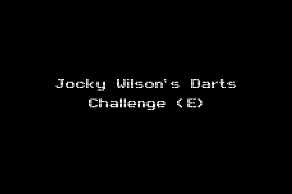 Jocky Wilson's Darts Challenge (E)