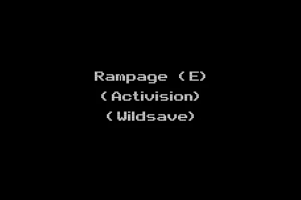 Rampage (E) (Activision) (Wildsave)