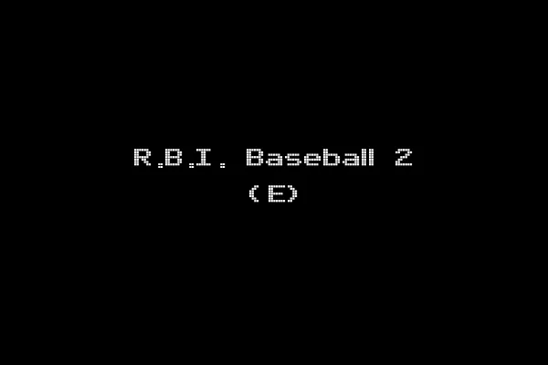 R.B.I. Baseball 2 (E)