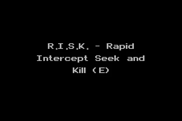 R.I.S.K. - Rapid Intercept Seek and Kill (E)