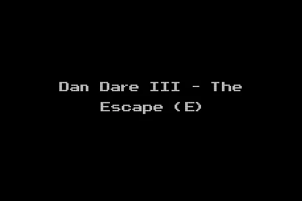 Dan Dare III - The Escape (E)
