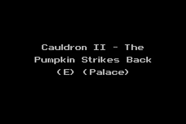 Cauldron II - The Pumpkin Strikes Back (E) (Palace)