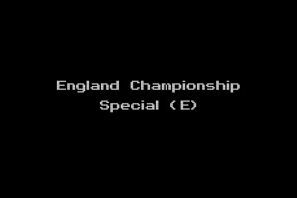 England Championship Special (E)