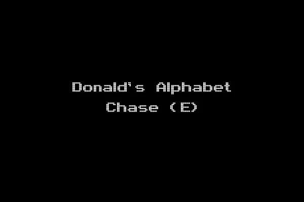 Donald's Alphabet Chase (E)