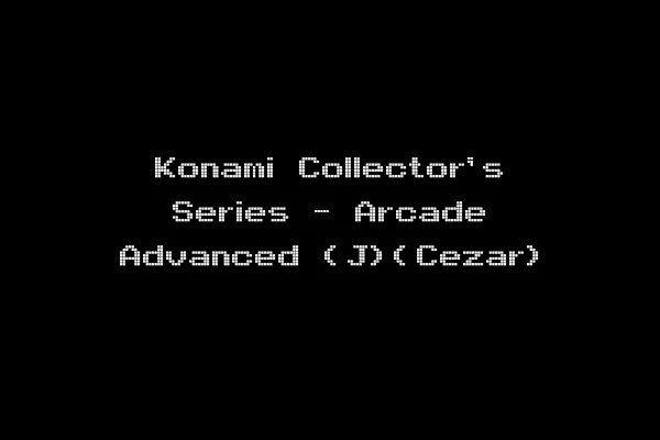 Konami Collector's Series - Arcade Advanced (J)(Cezar)
