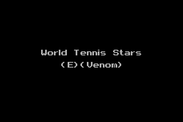 World Tennis Stars (E)(Venom)