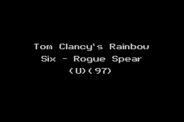 Tom Clancy's Rainbow Six - Rogue Spear (U)(97)