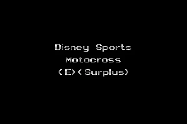 Disney Sports Motocross (E)(Surplus)