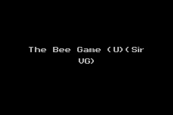 The Bee Game (U)(Sir VG)