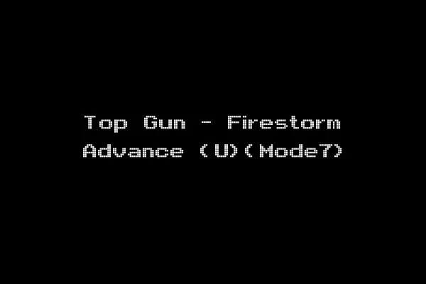 Top Gun - Firestorm Advance (U)(Mode7)